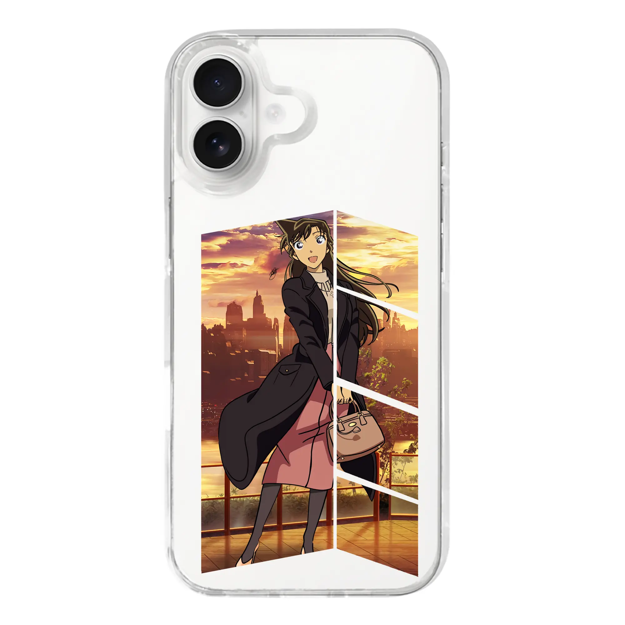 名探偵コナン グッズ 毛利 蘭 - iPhone 17シリーズ 透明スマホケース – 薄型・耐衝撃・精密フィット保護カバー